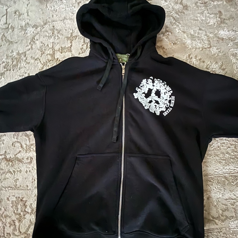Black Zip-Up Hoodie